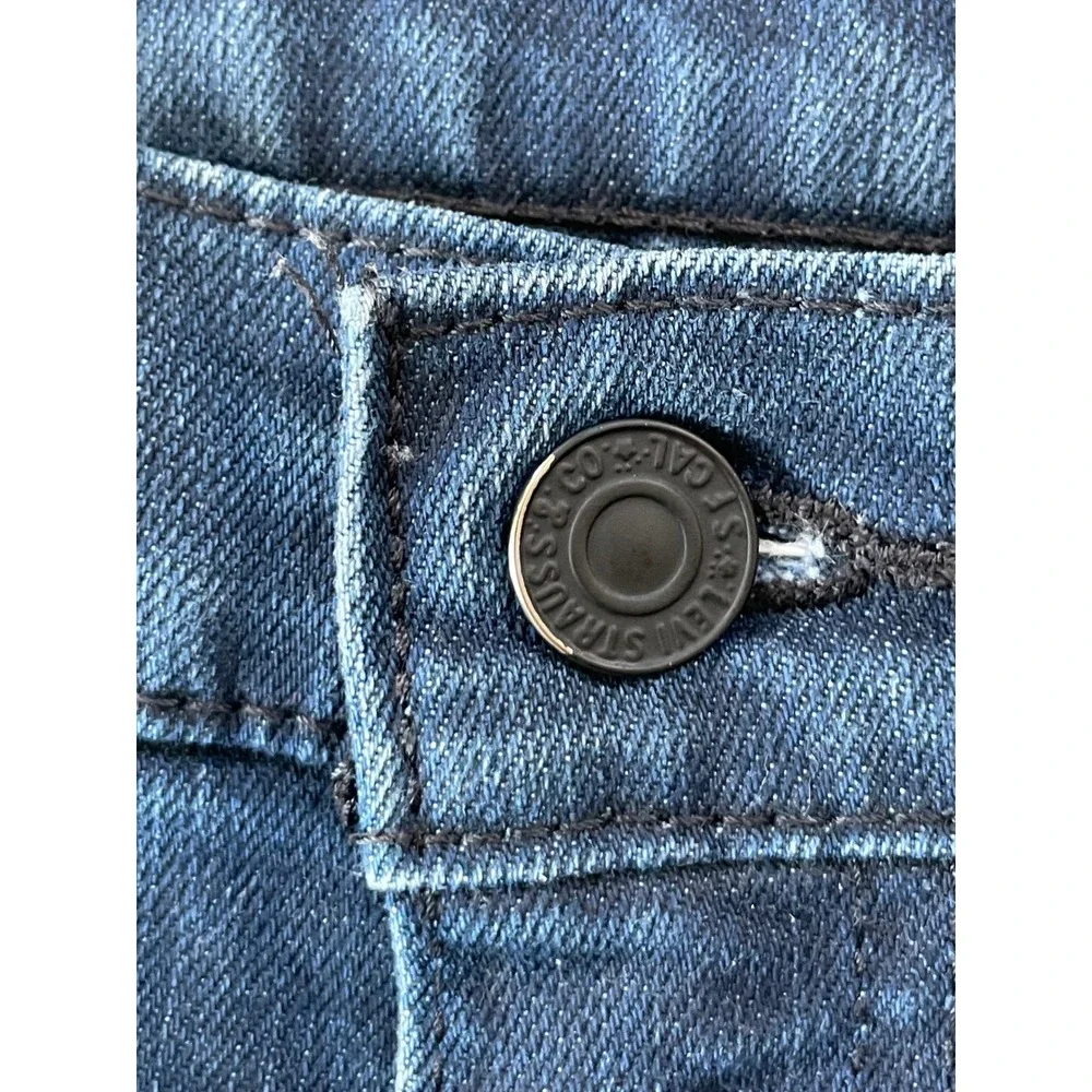 Levi's Mens 36 Regular Taper 508 Jeans Blue Indigo Stretch Denim 88508-0026
